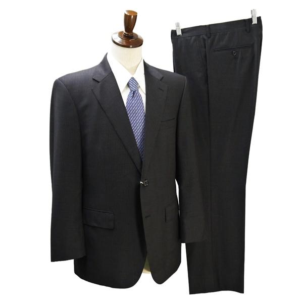 ダーバン Loro Piana TASMANIAN 2つボタン シングルスーツ AB5 M ダークグレー ストライプ 春秋 合物 0111032-98-000 6NA084 | D'URBAN