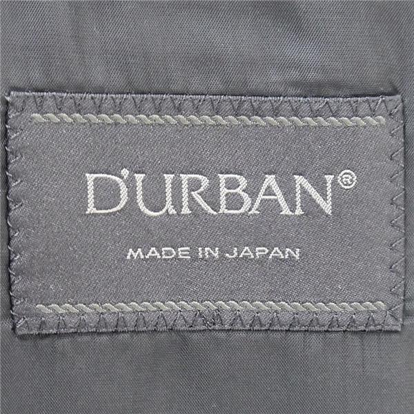 ダーバン MONSOON 2つボタン シングルスーツ AB5 M ブルーグレー 青鈍色 ストライプ ワンタック 春夏 7710104-36-000 6NA085 | D'URBAN | 04