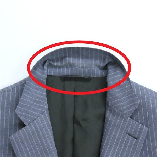 ダーバン MONSOON 2つボタン シングルスーツ AB5 M ブルーグレー 青鈍色 ストライプ ワンタック 春夏 7710104-36-000 6NA085 | D'URBAN | 07