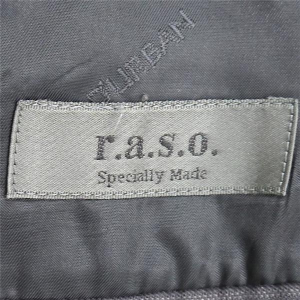 ダーバン r.a.s.o. 2つボタン シングルスーツ AB6 L ダークグレー 暗灰色 ストライプ ワンタック 春秋冬 E810106-97-022 6NA086 | D'URBAN | 05