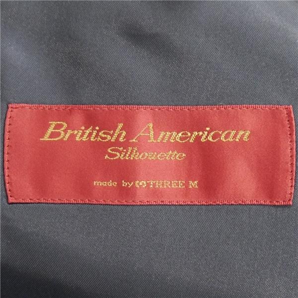 THREE M 3ピース 2つボタン シングルスーツ AB3 S ダークネイビー 濃紺色 ストライプ ノータック 春秋冬 1294314-A2 6NA092 | ブランド登録なし | 04