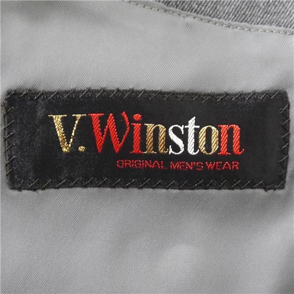 Eleven Suit イレブンスーツ V.Winston 3ピース 2つボタン シングルスーツ 袖口3つ釦 YA4 S グレー 灰色 ノータック 春秋冬 6NA093 | ブランド登録なし | 04