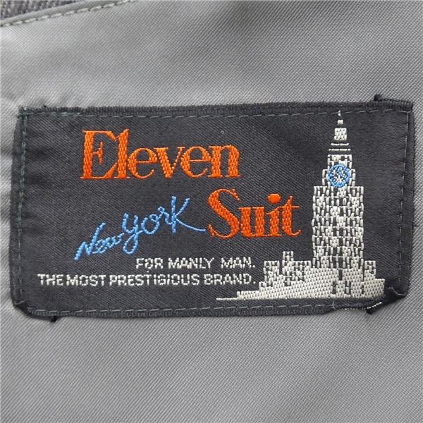 Eleven Suit イレブンスーツ V.Winston 3ピース 2つボタン シングルスーツ 袖口3つ釦 YA4 S グレー 灰色 ノータック 春秋冬 6NA093 | ブランド登録なし | 05