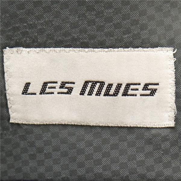 LES MUES 2つボタン シングルスーツ 袖口3つボタン Y5 M ダークグレー 暗灰色 ストライプ ノータック 春秋冬 235400 6NA095 | ブランド登録なし | 04