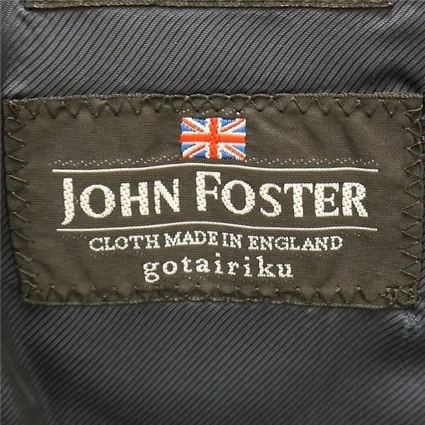 gotairiku 五大陸 JOHN FOSTER 2つボタン シングルスーツ AB6 L ダークネイビー ストライプ ウエストアジャスター 春秋冬 6NA096 | gotairiku | 05
