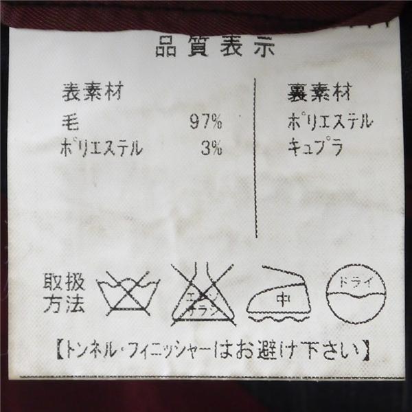 銀座 山形屋 2つボタン シングルスーツ 袖口4つボタン AB7 L ダークグレー 暗灰色 ストライプ ツータック 春秋 合物 6NA099 | ブランド登録なし | 03