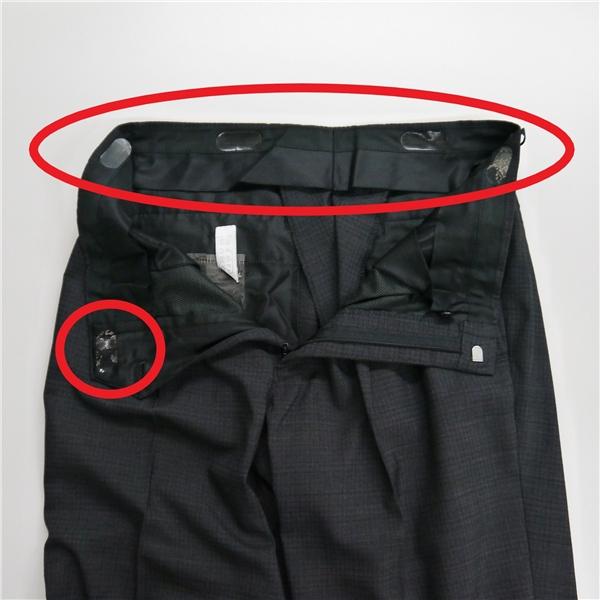 INTIMAGE HEAT BLOCK 2つボタン シングルスーツ 袖口3つ釦 A5 M ダークグレー チェック ワンタック 春夏 V1222457-21 6NA103 | ブランド登録なし | 06