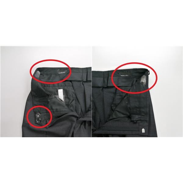 INTIMAGE HEAT BLOCK 2つボタン シングルスーツ 袖口3つ釦 A5 M ダークグレー チェック ワンタック 春夏 V1222457-21 6NA103 | ブランド登録なし | 07