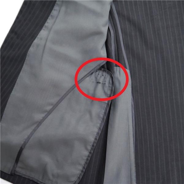 gotairiku 五大陸 3つボタン シングルスーツ A7 L ダークブラウン ストライプ ウエストアジャスター 春夏 0205 SR GO LM 0522 6NA110 | gotairiku | 05