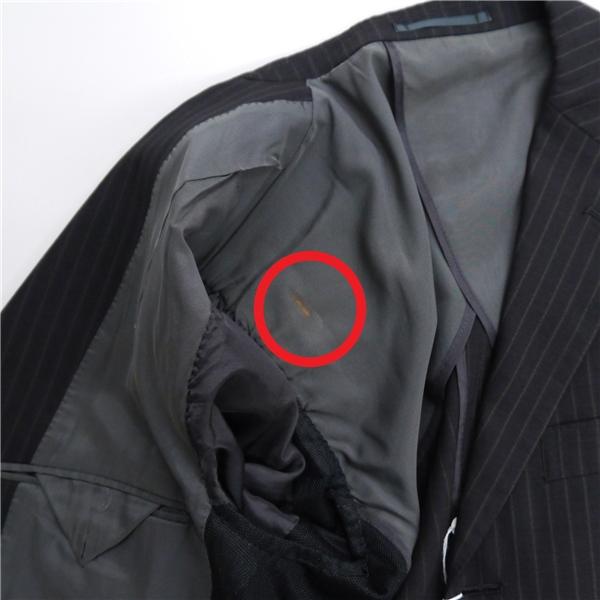 gotairiku 五大陸 3つボタン シングルスーツ A7 L ダークブラウン ストライプ ウエストアジャスター 春夏 0205 SR GO LM 0522 6NA110 | gotairiku | 07