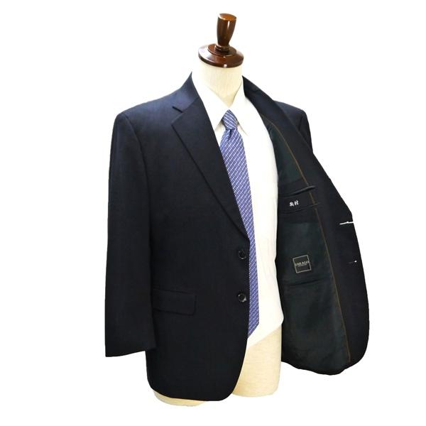 FARAGO 2パンツ 2つボタン シングルスーツ 袖口3つボタン AB4 M ダークグレー ストライプ ツータック 春秋 合物 435402 6NA124 | ブランド登録なし | 01