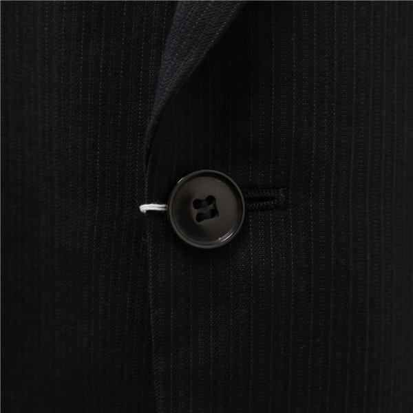 FARAGO 2パンツ 2つボタン シングルスーツ 袖口3つボタン AB4 M ダークグレー ストライプ ツータック 春秋 合物 435402 6NA124 | ブランド登録なし | 02