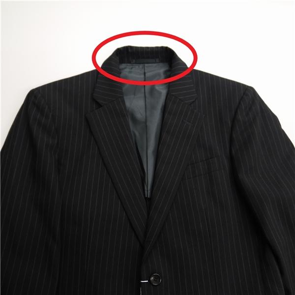 BIG VISION 2つボタン シングルスーツ 袖口4つボタン AB5 M ダークグレー 暗灰色 ストライプ ツータック 春夏 1438 6NA127 | ブランド登録なし | 05