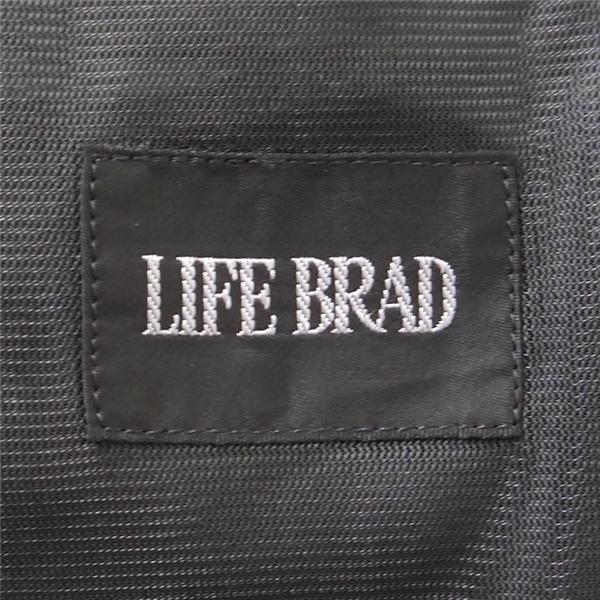 美品 LIFE BRAD 2つボタン シングルスーツ AB4 M ダークグレー シャドーストライプ ワンタック アジャスター 春夏 19019 6NA128 | ブランド登録なし | 03