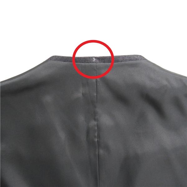 THE MITSUKOSHI ミツコシ 3ピース 2つボタン シングルスーツ 袖口3つボタン AB4 M ダークグレー 暗灰色 ワンタック 春秋冬 6NB001 | ブランド登録なし | 06