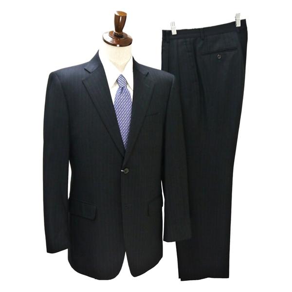 gotairiku 五大陸 2つボタン シングルスーツ A7 L ダークグレー 暗灰色 ストライプ ツータック 春秋冬 XS GO IW 0102 6NB002 | gotairiku