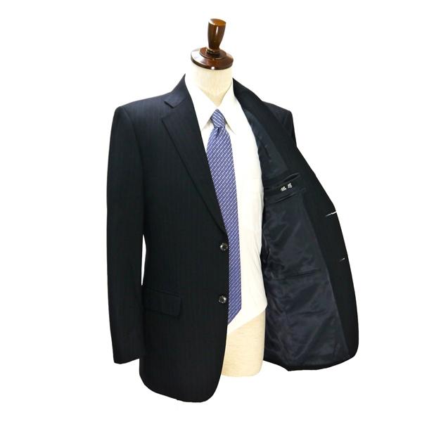 gotairiku 五大陸 2つボタン シングルスーツ A7 L ダークグレー 暗灰色 ストライプ ツータック 春秋冬 XS GO IW 0102 6NB002 | gotairiku | 01