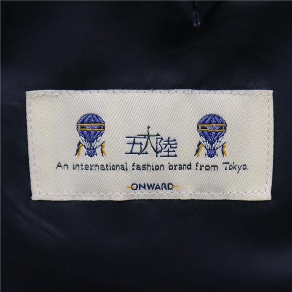 gotairiku 五大陸 2つボタン シングルスーツ A7 L ダークグレー 暗灰色 ストライプ ツータック 春秋冬 XS GO IW 0102 6NB002 | gotairiku | 05