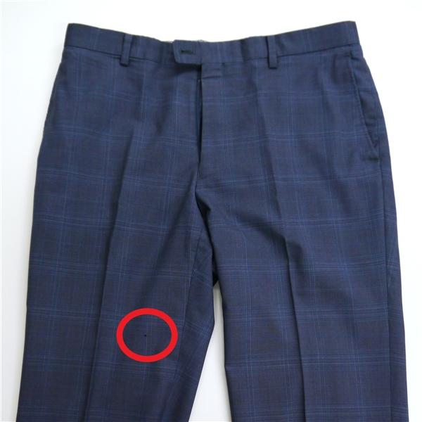 LANVIN ランバン 2つボタン シングルスーツ A8 XL ダークネイビー 濃紺色 チェック ノータック 春秋 合物 LA-SY-70159 6NB012 | ブランド登録なし | 08