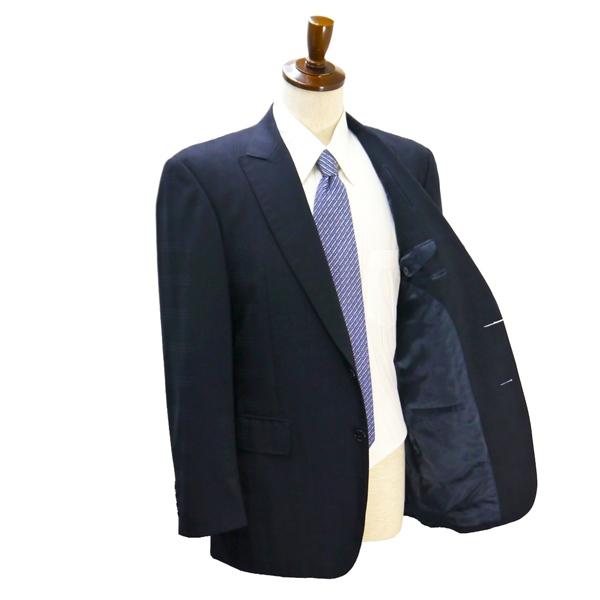 N・E・O・N 2つボタン シングルスーツ 袖口4つボタン YA9 XL ダークネイビー 濃紺色 ノータック 細身 春秋 合物 6NB016 | ブランド登録なし | 01