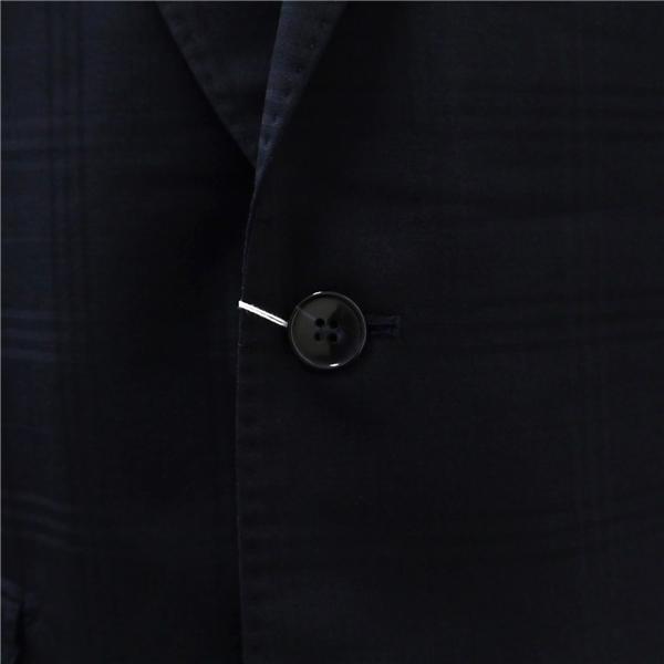 N・E・O・N 2つボタン シングルスーツ 袖口4つボタン YA9 XL ダークネイビー 濃紺色 ノータック 細身 春秋 合物 6NB016 | ブランド登録なし | 02