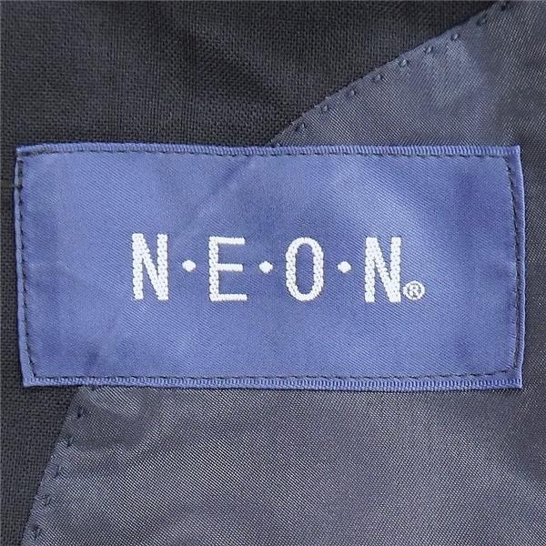 N・E・O・N 2つボタン シングルスーツ 袖口4つボタン YA9 XL ダークネイビー 濃紺色 ノータック 細身 春秋 合物 6NB016 | ブランド登録なし | 04