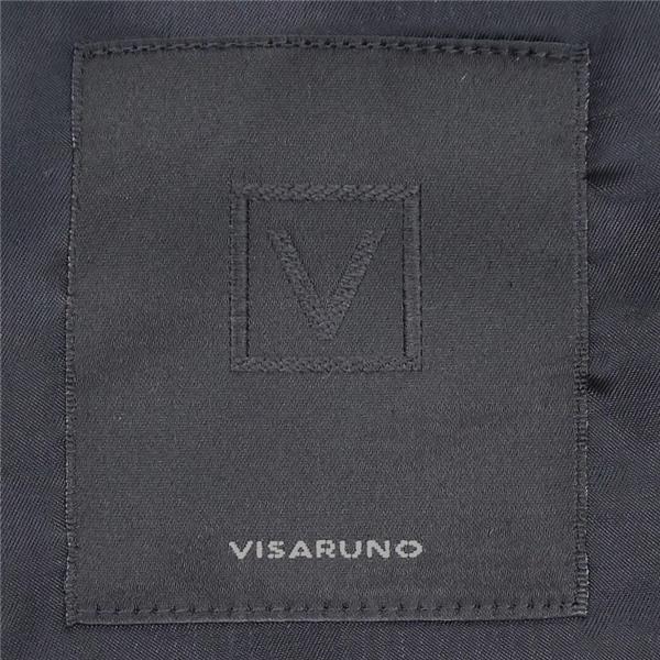 VISARUNO 3つボタン シングルスーツ 袖口3つボタン AB7 L ダークグレー 暗灰色 ツータック 春秋冬 089122002-07 6NB018 | ブランド登録なし | 04