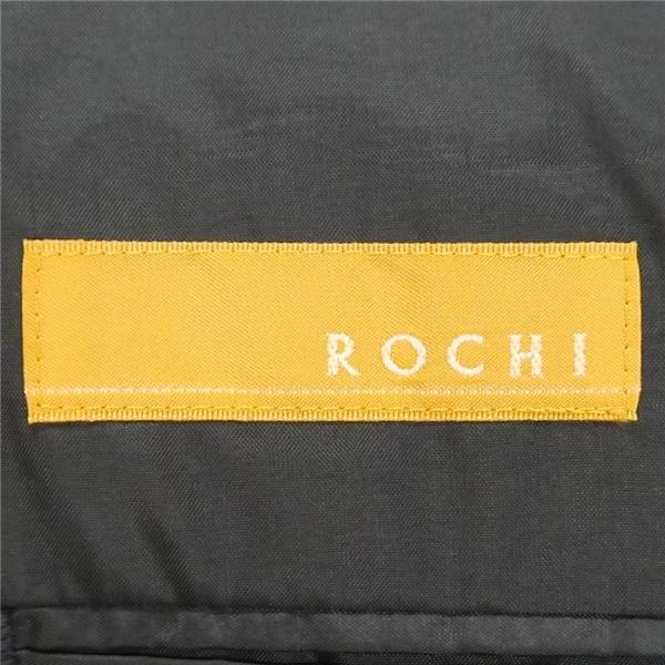 美品 ROCHI 2パンツ 2つボタン シングルスーツ 袖口4つボタン A4 S ダークネイビー ストライプ ワンタック 春秋 合物 3C-905 6NB019 | ブランド登録なし | 04