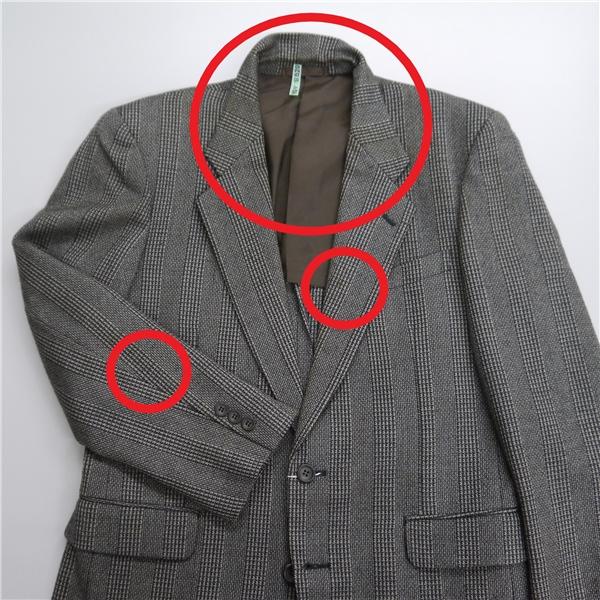 VOICE ヴォイス 3ピース 2つボタン シングルスーツ 袖口3つボタン A5 M ブラウン 茶色 ストライプ ノータック 秋冬 1744 6NB026 | ブランド登録なし | 05