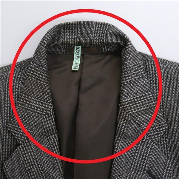 VOICE ヴォイス 3ピース 2つボタン シングルスーツ 袖口3つボタン A5 M ブラウン 茶色 ストライプ ノータック 秋冬 1744 6NB026 | ブランド登録なし | 06