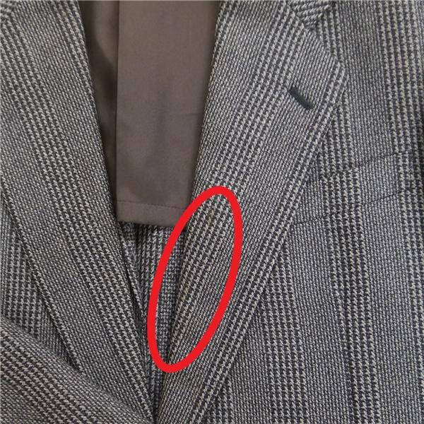 VOICE ヴォイス 3ピース 2つボタン シングルスーツ 袖口3つボタン A5 M ブラウン 茶色 ストライプ ノータック 秋冬 1744 6NB026 | ブランド登録なし | 07