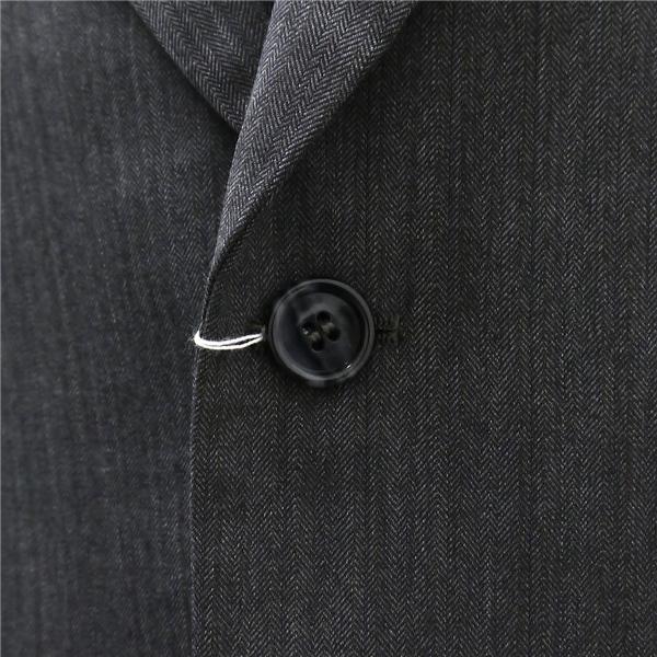Dorland House 2つボタン シングルスーツ 袖口3つボタン AB5 M グレー シャドーストライプ ツータック 春秋冬 MHJ 6NB032 | ブランド登録なし | 02