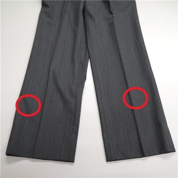 Dorland House 2つボタン シングルスーツ 袖口3つボタン AB5 M グレー シャドーストライプ ツータック 春秋冬 MHJ 6NB032 | ブランド登録なし | 05