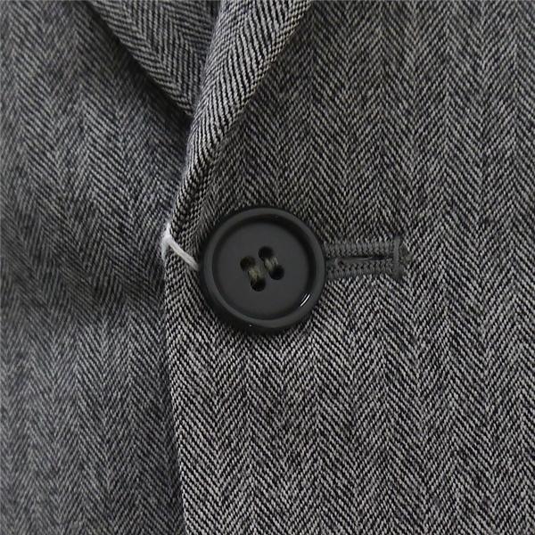 Massy 3ピース 2つボタン シングルスーツ 袖口3つボタン YA5 M グレー シャドーストライプ ノータック 細身 秋冬 1219 6NB033 | ブランド登録なし | 02