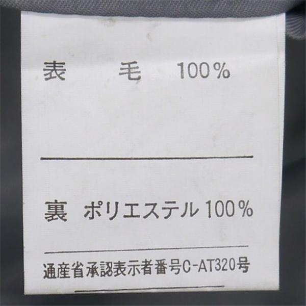 Massy 3ピース 2つボタン シングルスーツ 袖口3つボタン YA5 M グレー シャドーストライプ ノータック 細身 秋冬 1219 6NB033 | ブランド登録なし | 03