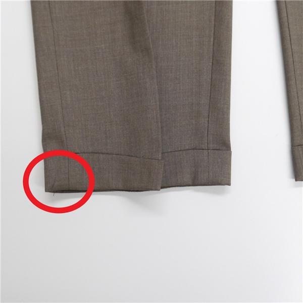 BALMAIN バルマン 2つボタン シングルスーツ 袖口4つボタン A8 XL ブラウン 茶色 ノータック 春秋冬 JHY/S12B2V/340812 6NB038 | ブランド登録なし | 08