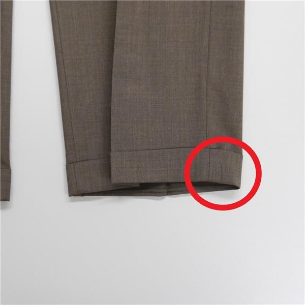 BALMAIN バルマン 2つボタン シングルスーツ 袖口4つボタン A8 XL ブラウン 茶色 ノータック 春秋冬 JHY/S12B2V/340812 6NB038 | ブランド登録なし | 09