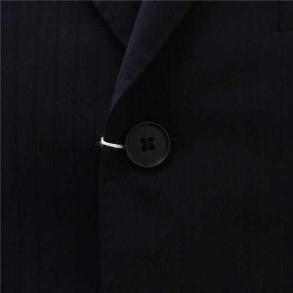 INTIMAGE 3つボタン シングルスーツ 袖口4つボタン A4 S ダークネイビー シャドーストライプ ワンタック 春夏 4811215 6NB048 | ブランド登録なし | 02