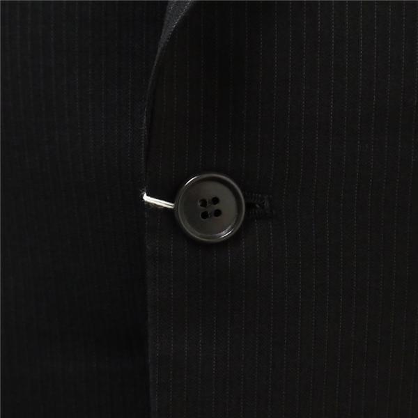 ROCHI ロッチ 2つボタン シングルスーツ 袖口3つボタン A5 M ブラック 黒色 ストライプ ワンタック 春秋 合物 R3224671 6NB050 | ブランド登録なし | 02