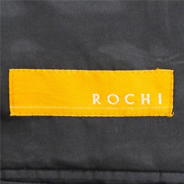 ROCHI ロッチ 2つボタン シングルスーツ 袖口3つボタン A5 M ブラック 黒色 ストライプ ワンタック 春秋 合物 R3224671 6NB050 | ブランド登録なし | 04