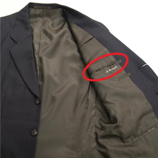 LORDGENT 3つボタン シングルスーツ 袖口4つボタン A4 S ダークブラウン ストライプ ツータック 秋冬 V AL 504MHウ 6NB052 | ブランド登録なし | 05