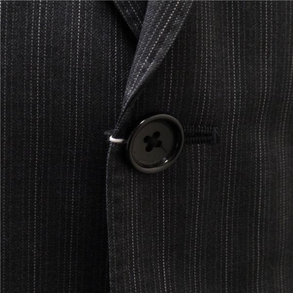 STUDIO by D'URBAN ダーバン REDA 2つボタン シングルスーツ AB4 M ダークグレー ストライプ 春秋 合物 4006200222-97 6NB059 | D'URBAN | 02