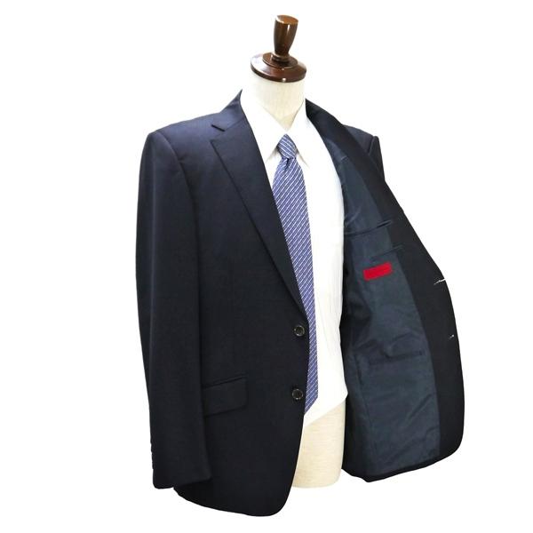 INHALE EXHALE REDA 2つボタン シングルスーツ AB8 XL ダークネイビー シャドーストライプ ノータック 春秋冬 2-0063-22-005 6NB062 | INHALE EXHALE | 01