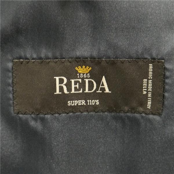 INHALE EXHALE REDA 2つボタン シングルスーツ AB8 XL ダークネイビー シャドーストライプ ノータック 春秋冬 2-0063-22-005 6NB062 | INHALE EXHALE | 05