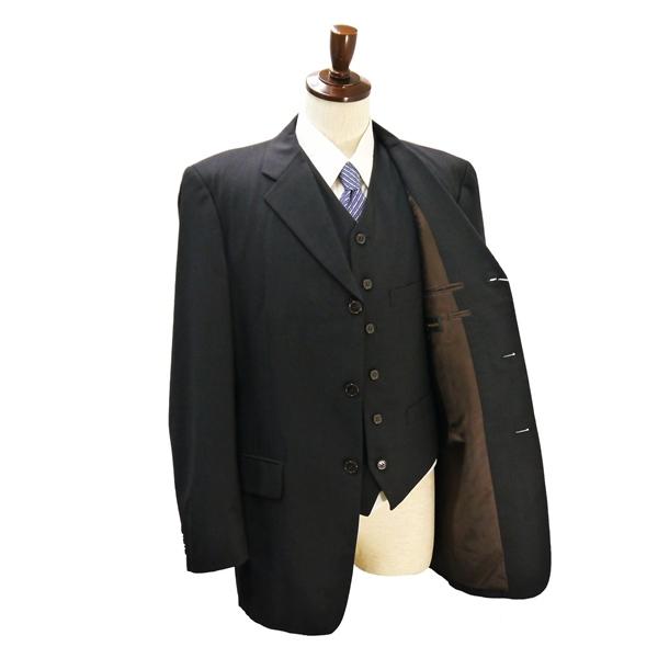 MODA RITORNO 3ピース 3つボタン シングルスーツ YA9 XL ダークグレー 暗灰色 ストライプ ツータック 春秋冬 1927206 6NB065 | ブランド登録なし | 01