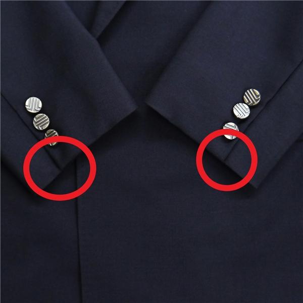 DAKS ダックス 4つボタン ダブルスーツ 袖口3つボタン A4 S ダークネイビー 濃紺色 ワンタック 春夏 RFWO53AH 6NB066 | DAKS | 06