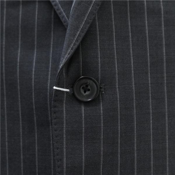 gotairiku 五大陸 DORMEUIL 3パンツ 2つボタン シングルスーツ AB6 L ダークグレー ストライプ 春秋 合物 0205 SR GO CM 0135 6NB070 | gotairiku | 02