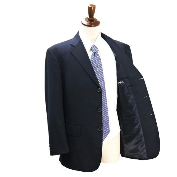 J.PRESS Jプレス 3つボタン シングルスーツ 袖口4つボタン AB5 M ダークネイビー ツータック 春夏 021-5-BE-OV IS-0551 6NB071 | J.PRESS | 01