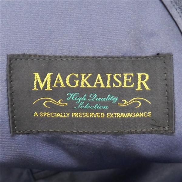 MAGKAISER Miyuki Planza 3ピース 2つボタン シングルスーツ AB5 M ダークネイビー 濃紺色 ストライプ ワンタック 春秋冬 6NB073 | ブランド登録なし | 04