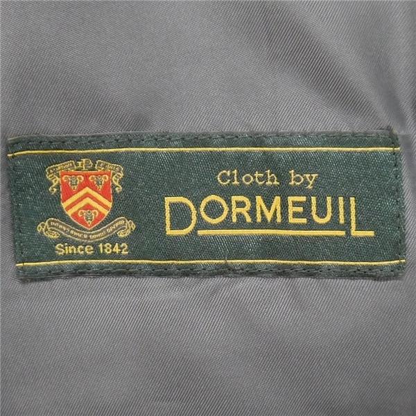 DORMEUIL 2つボタン シングルスーツ 袖口3つボタン A5 M ダークグレー ストライプ ワンタック 春秋 合物 1370491-B 6NB077 | ブランド登録なし | 04